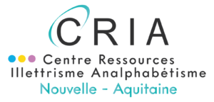 logo CRIA NA centre ressources illettrisme et analphabétisme Nouvelle aquitaine